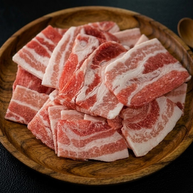 (한마음 미트) 한입 쏙 옛날 냉동 삼겹살 2KG, 1개