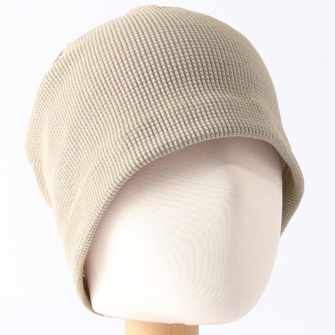 팸드님 국내제작 순면 와플코튼 항암 모자 민감피부 중년여성 실내 두건 수면비니