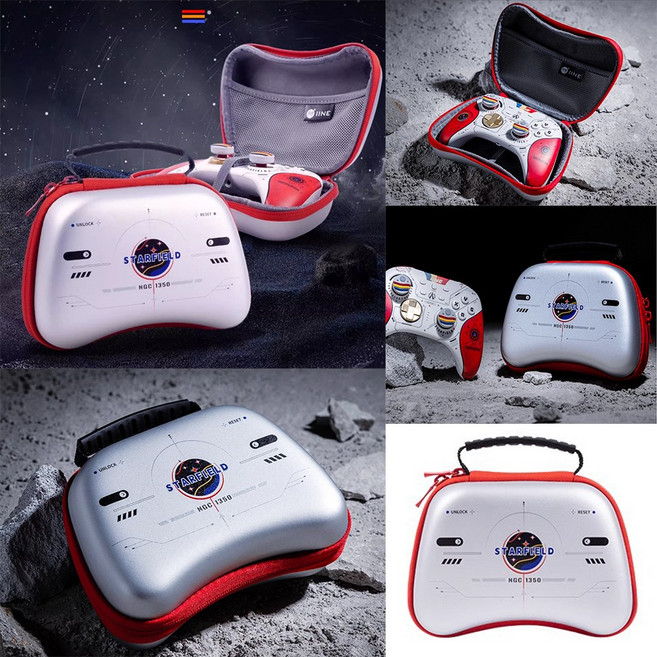 PS5 듀얼센스 컨트롤러 패드 보관케이스 에어폼케이스 파우치-스타필드에디션, 컨트롤러 보관케이스-스타필드에디션, 1개