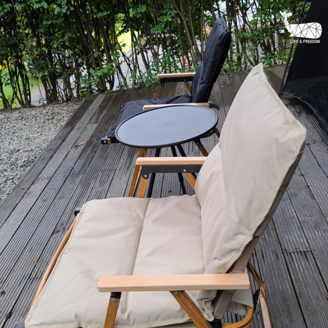 캠핑 의자 체어 커버 시트 천갈이 릴렉스체어 쿠션 커버, 1개, 1단, 체어쿠션커버/베이지(M)
