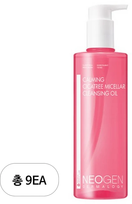 네오젠 카밍 시카트리 미셀라 클렌징 오일, 300ml, 9개 - 쿠팡