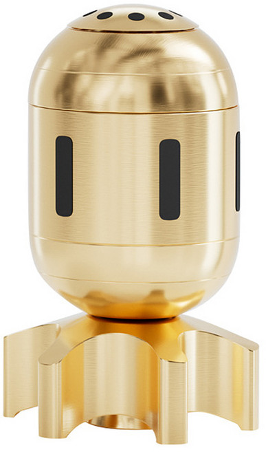 남자 선물 어른 장난감 황동 어뢰 피젯 스피너, 1개