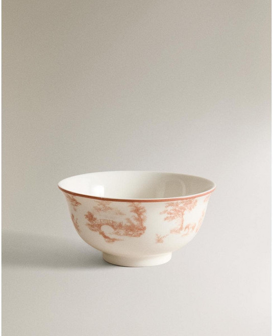 자라홈 브랜드관 디자인 포세린 볼 48212211046, 6 x 12 x 12 cm, 핑크