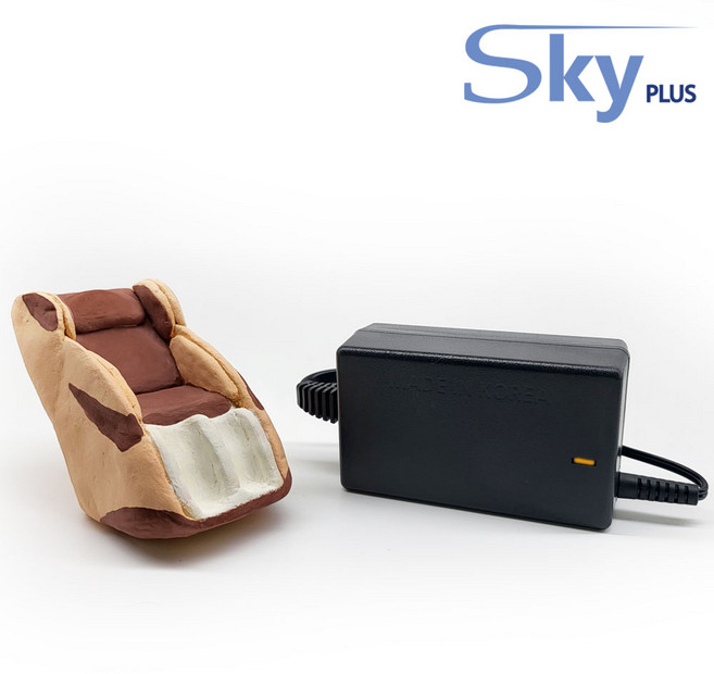 대한민국 SKYPLUS 어댑터 [전원코드포함] 제스파 ZP949 안마기 마사지기 호환