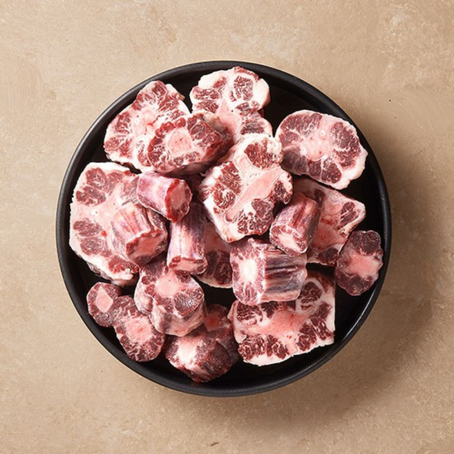 [작심밀도]횡성한우 꼬리반골 4kg, 없음