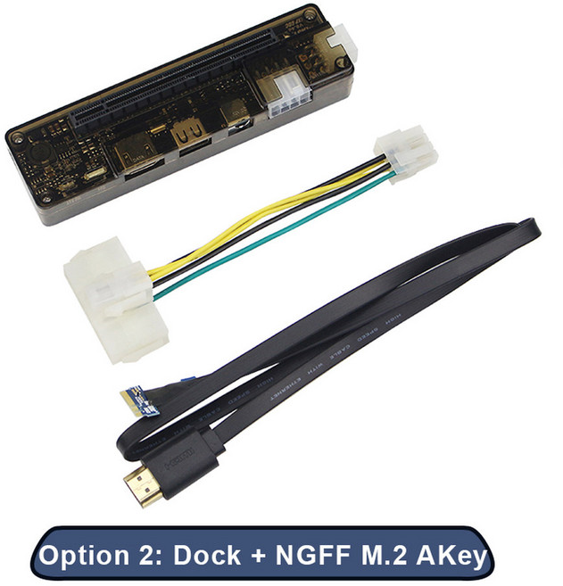 비디오 GDC 노트북 외장 그래픽 스테이션 E 어댑터 익스프레카드 미니 EXP NGFF 카드 도킹 도크 PCI-E PCI, NGFF M.2 AKey, 02 NGFF M.2 AKey