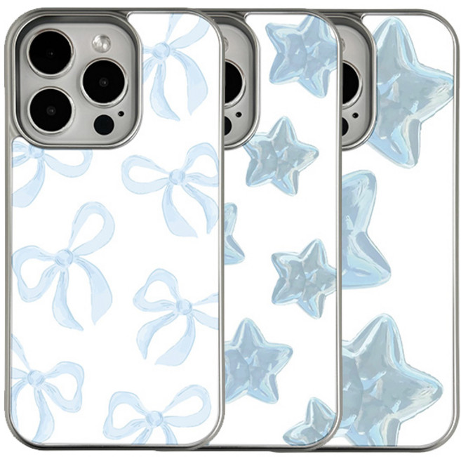 9C 블루데이 맥세이프 호환 글로시 실버 케이스 / 삼성 갤럭시 S26 S25 S24 플러스 울트라 갤럭시커버