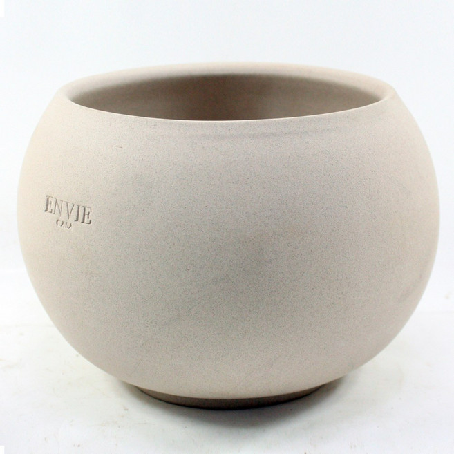 그린데이 진주 달항아리 앙비까사 토분 - 인테리어 볼 디자인 공 화분 원형 모던 인테리어, 1개