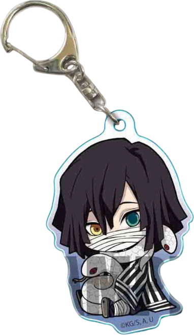 <귀멸의 칼날> 캐릭터 아크릴 키링/키체인/열쇠고리 허깅SD 14종, G-003640. 이구로 오바나이, G-003640. 이구로 오바나이