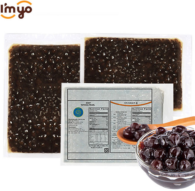 아임요 이지 타피오카 펄 600g-3봉 카페 버블티 흑당, 600g, 1개입, 3개