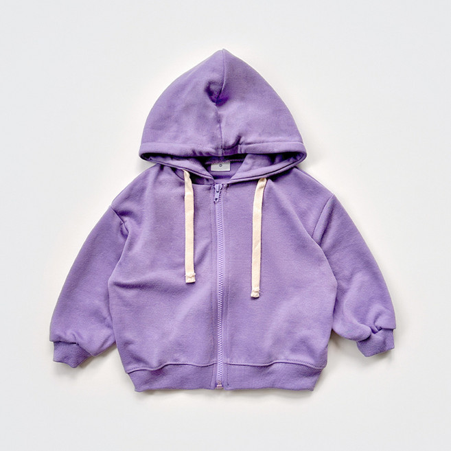 7색 남녀공용 젤리 아동 주니어 후드집업 점퍼