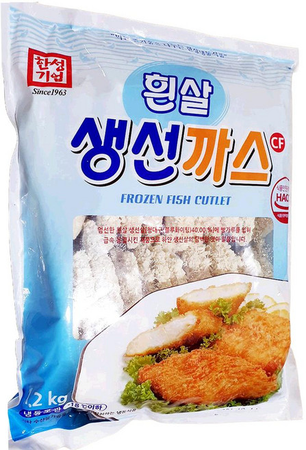대용량 생선까스 1200g/6개 냉동 업소용 벌크 카츠, 1.2kg, 6개