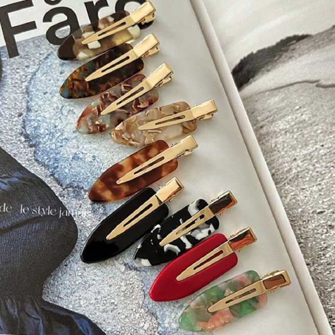 [2개세트] 프랑스핀 메이크업클립핀 6cm 앞머리 옆머리 클립핀 집게핀 헤어집게핀 헤어클립핀 클립집게핀 헤어핀