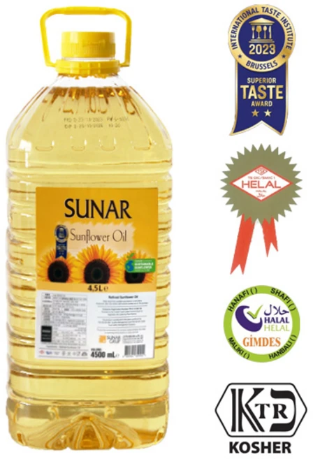 수날 해바라기유 4.5L (씨앗NON-GMO), 1개 - 쿠팡