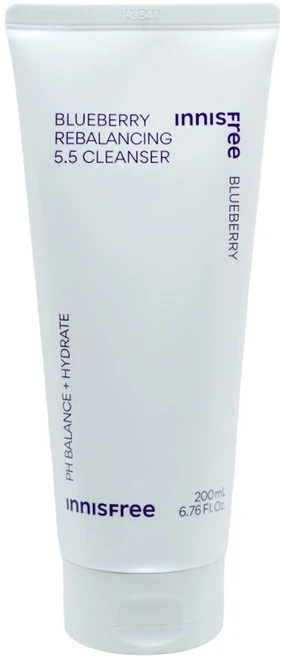 이니스프리 블루베리 리밸런싱 5.5 클렌저 대용량 200ml, 1개 - 쿠팡