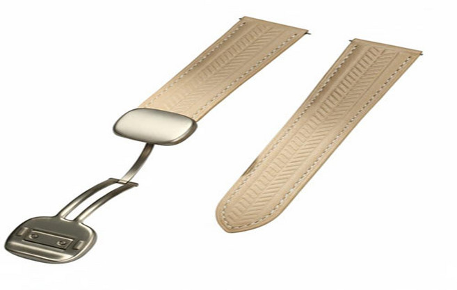 COCOGOGO 갤럭시워치 3 4 5 6 7 호환 나파가죽 스트랩 디버클 프리미엄 시계줄 20mm 22mm, 1개, 아이보리