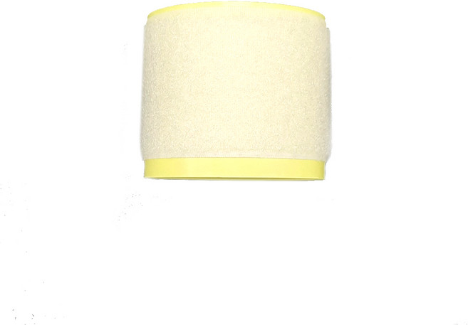 폭 5cm 투명해서 깔끔한 초강력 접착용 벨크로 찍찍이 양면테이프 투명컬러, 10미터, 흰색보들이(암), 1개