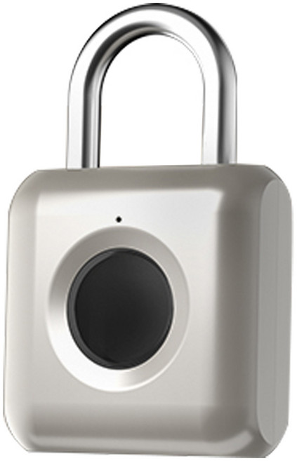 ANVAVA 스마트 지문 자물쇠 특허제품, 흰색, 1개