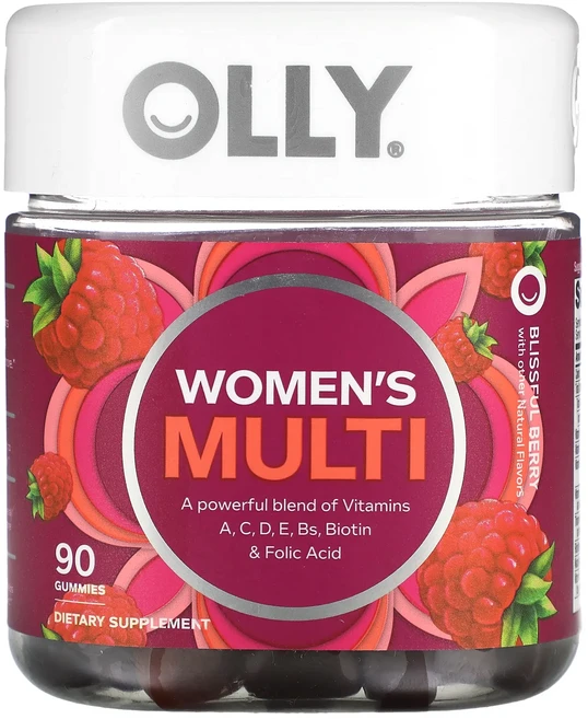 정말좋습니다 OLLY 우먼스 멀티 블리스풀 베리 구미젤리 90개 빠르게배송해드릴게요, 90정, 1개 - 쿠팡