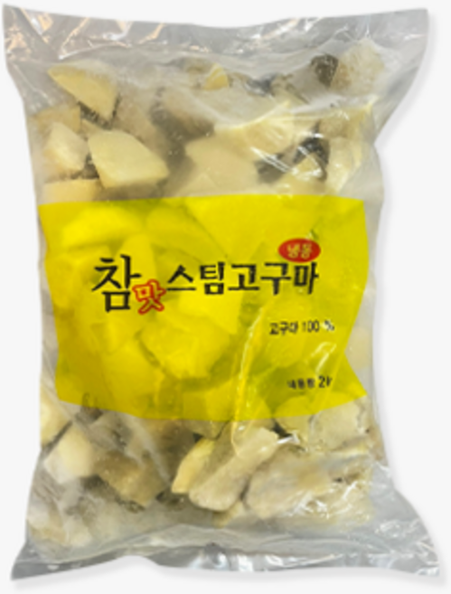 [피자다] WF FOODS 참맛 냉동스팀고구마 2kg, 1개