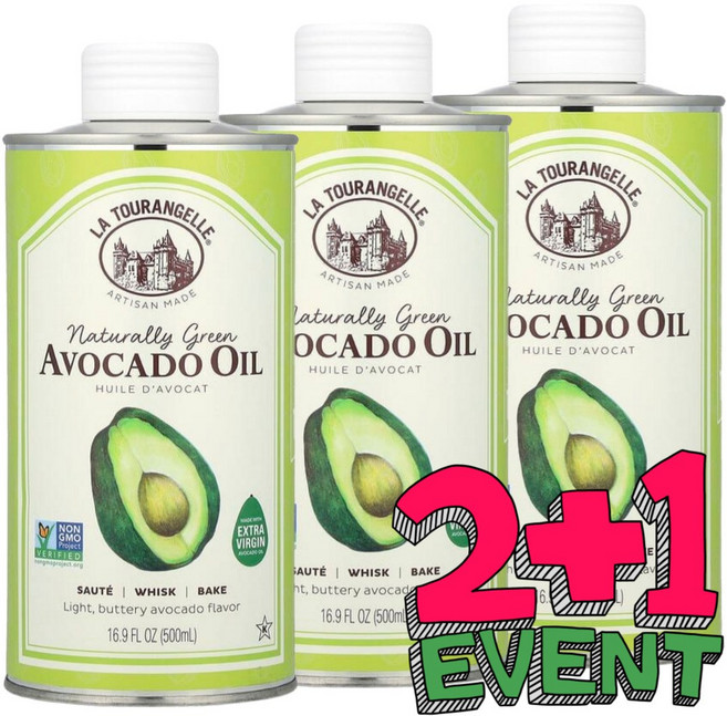 라트랑겔 내추럴리 엑스트라버진 그린 아보카도 오일 500ml / 해외직구 스페인정품, 3개