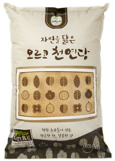 오르코 천연당 갈색설탕, 1개, 10kg