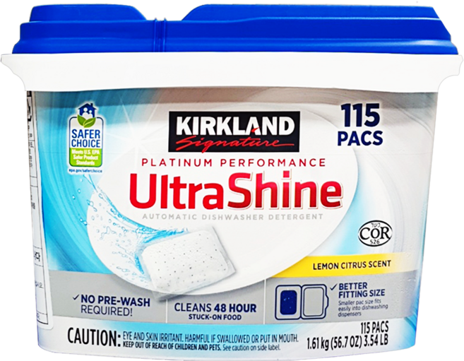 커클랜드 시그니춰 식기세척기 세제, 14g, 115개