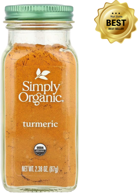 심플리오가닉 강황 67g 시즈닝 허브 향신료 / 해외직구 미국정품, 1개