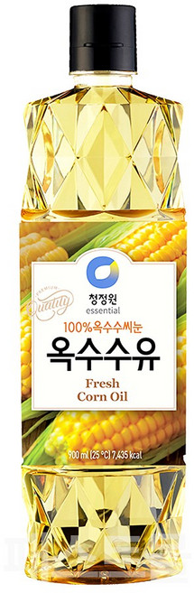 청정원 옥수수유 900ml, 1개