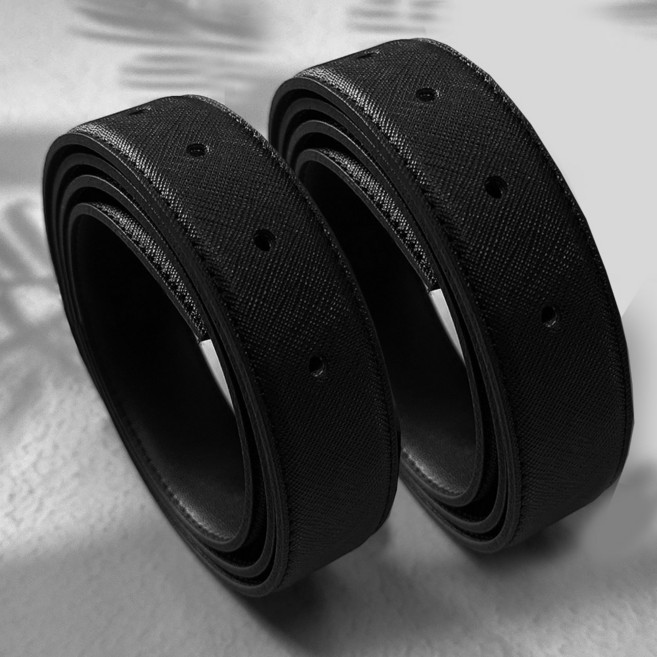 국산 플럼도트 천연소가죽 벨트끈 2개 교체용 허리띠