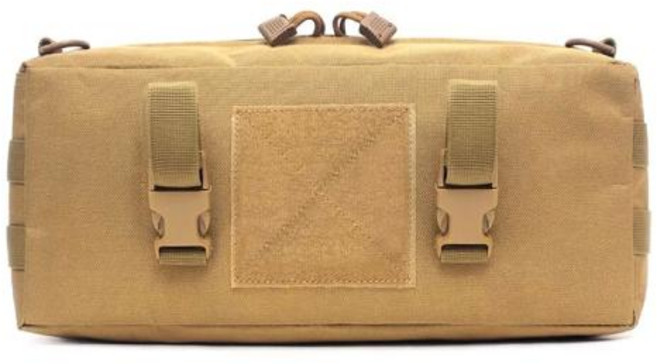 전술 가방 백팩 증가 Molle 파우치 수직 EDC 유틸리티 슬링백 다목적 대용량 어깨 스트랩 포함, tan