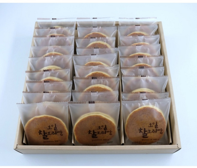 [생산당일발송]김종하과자공방_찰보리빵(무방부제/수제건강간식/개별포장/간식용/선물용/결혼답례품/사무실간식/어린이간식/파주명물/손님간식/후식/디저트/선물포장/빵/빵선물세트), 찰보리빵(27개), 27개, 20g
