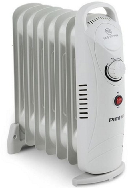 전기 난방기 공간활용 저소음 사무실 가정용 전기 히터 난로 라디에이터 다이얼식 휴대용 작은방 조용한