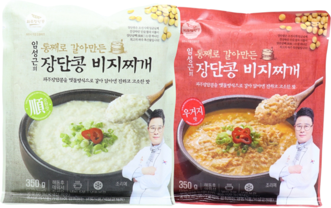 eTV 임성근 흑돼지 장단콩 비지찌개 4팩(우거지 2팩+순한맛 2팩), 1개