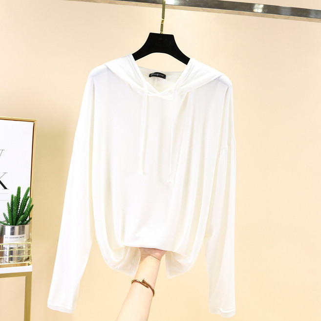 모달 긴팔 후드 티셔츠 SH1681