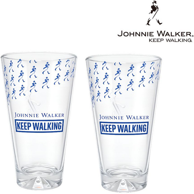 조니워커 하이볼 글라스 조니워커 하이볼 글라스 500ml (2개입), 1세트