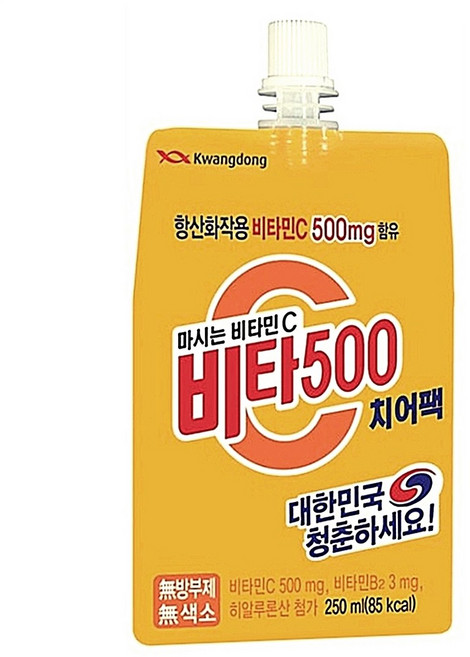 광동제약 비타500 치어팩, 250ml, 1세트