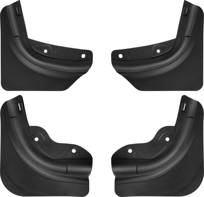 YZ 테슬라 호환 TPE 머드가드 팬더 고무타입 부드럽운 머드플립 흙받이 구멍 뚫을 필요 없음 2026 프리미엄, 블랙, 1세트