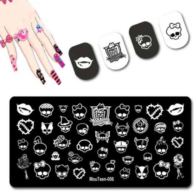 네일용스티커 조디악 징후 네일 스탬프 별자리 요소 스탬핑 플레이트 홀더 행운의 로그인 손톱 템플릿 011, 54 mouteen-006