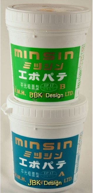 歐樂克修繕家 AB膠 矽酸鈣板接縫三合板接縫釘子孔塑鋼膠裂縫高硬度補土, 1個, 1加侖組(超商限全家一組)