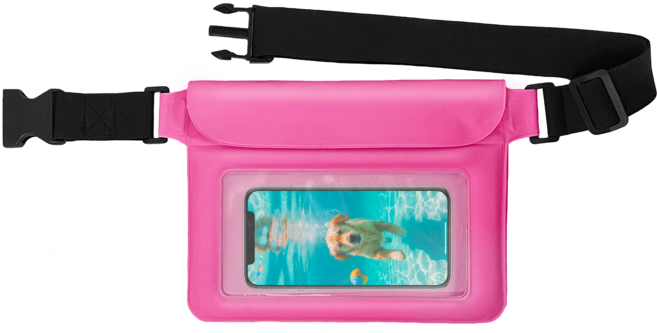 라비 핸드폰 방수팩 스마트폰 방수가방, 1개, 핑크