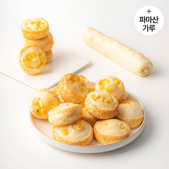 [카페노리] 냉동생지 - 롤치즈 브레드 (+ 파마산 가루)