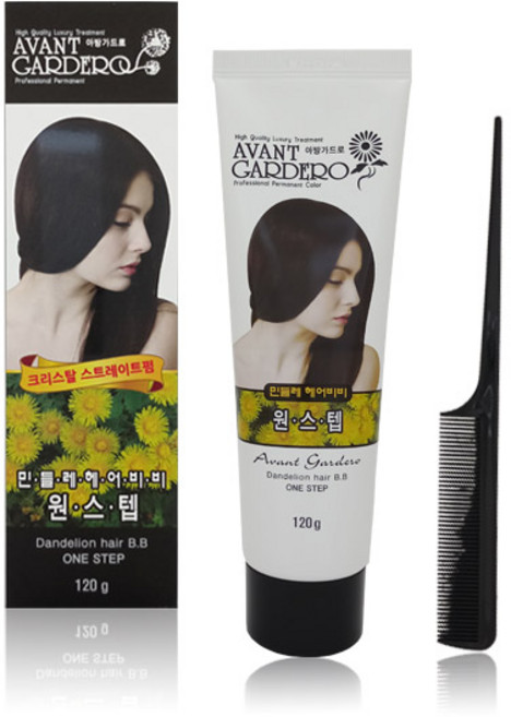 아방가드로 민들레 헤어비비 원스텝 스트레이트 펌, 120g, 1개