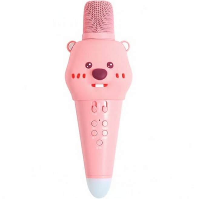 로이체 무선 잔망루피 블루투스 마이크, ICNS-RMC-A-LP, [색상]Pk(핑크)