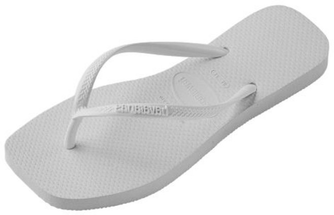 하바이아나스 슬림 스퀘어 플립플랍 쪼리 화이트 매장정품 259305