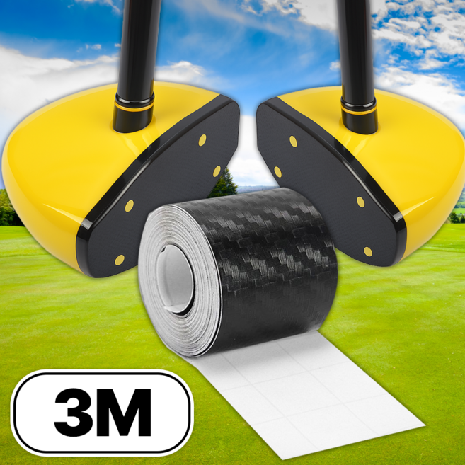 필모어 파크골프채 보호필름 롤타입 카본소재, 1개, 블랙