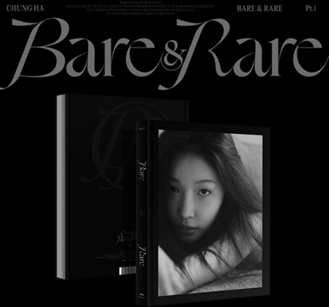 청하 (CHUNG HA) - 2nd Studio Album Bare&Rare Pt.1, 포스터+지관통포함