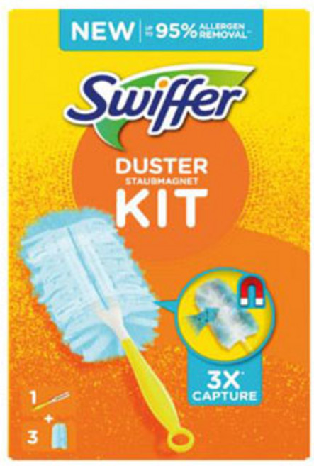 스위퍼 더스터 먼지떨이 먼지털이 스타터킷 핸들+리필3개, 2개