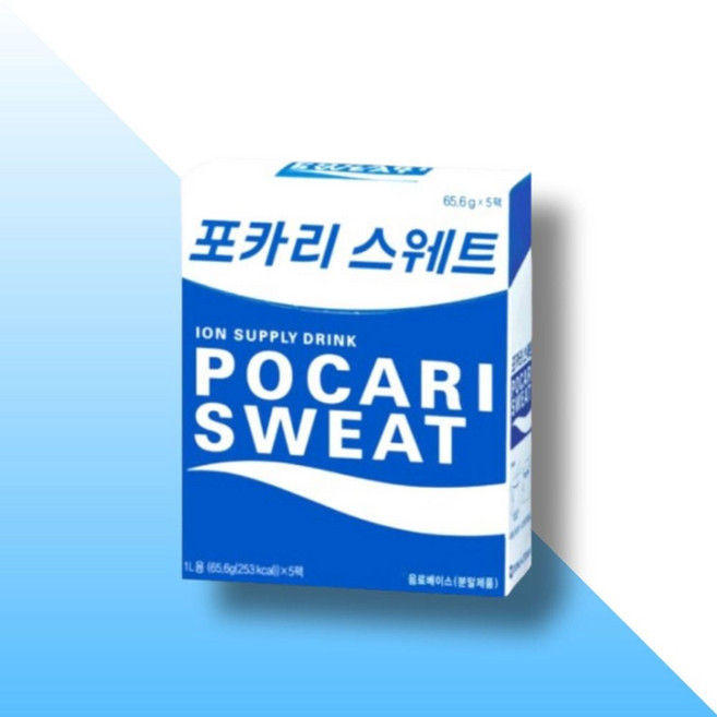 지오곰 포카리 스웨트 이온 운동 음료 가루 분말 5팩 siw+3409yb