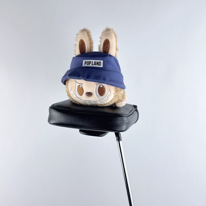 拉布布 高爾夫球杆保護套 推杆套 半圓一字推杆套, 款式如圖, 1個